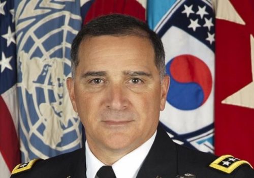 General Curtis Scaparrotti is Commander of United Nations Command, ROK-US Combined Forces Command, and US Forces Korea