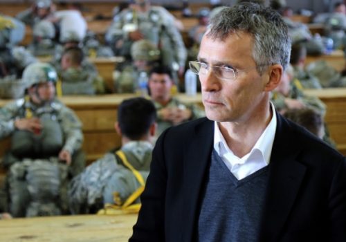 Secretary General Jens Stoltenberg in Ft. Bragg, April 5, 2016