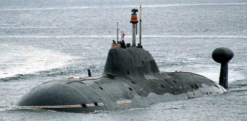 Akula class Russian submarine, June 3, 2008