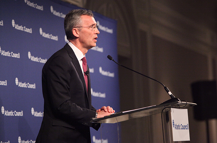 NATO Secretary General Stoltenberg Stands Up for the Alliance
