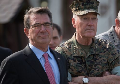 Secretary of Defense Ash Carter and Gen. Joseph Dunford, May. 3, 2016