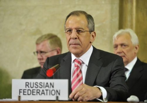 Russian Foreign Minister Sergei Lavrov, March 7, 2009