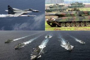 Photos: US Air Force, Bundeswehr, and US Navy