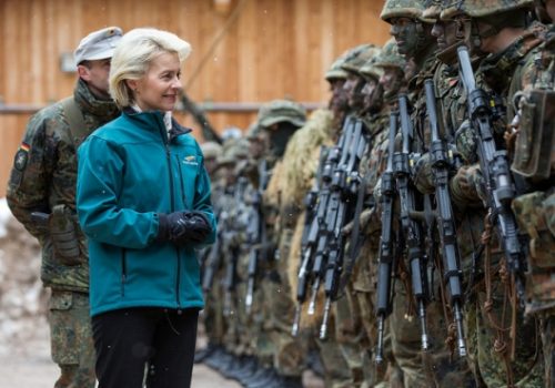 German Defense Minister Ursula von der Leyen, March 23, 2016