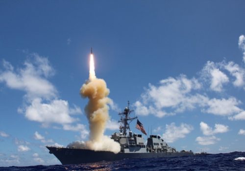 USS Fitzgerald participating in missile defense test, Oct. 25, 2012