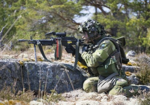 Swedish Marine participating in BALTOPS exercise, Jun 11, 2016
