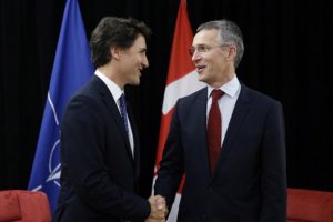 Secretary General Jens Stoltenberg and Canadian Prime Minister Justin Trudeau, Jan. 23, 2016