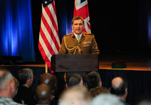 British General James Everard, March 12, 2015 (photo: Sgt. Lauren Buctha/US Army)