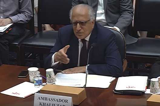 Khalilzad Testifies Before the House Committee on Foreign Affairs About Pakistan