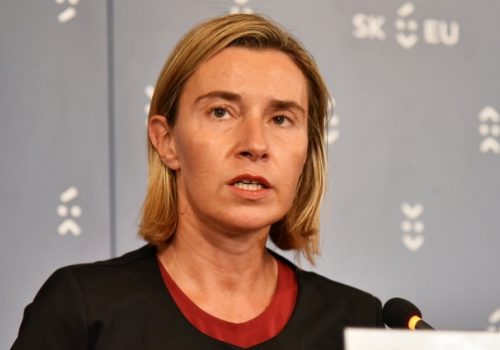 EU High Representative/Vice-President Federica Mogherini, Sept. 3, 2016
