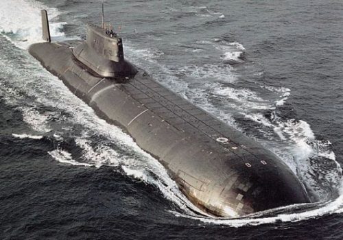 Russia Typhoon class submarine