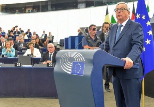 President of the European Commission Jean-Claude Juncker, September 14, 2016