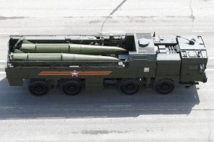 Transport loader for Iskander-M missile system, May 9, 2015