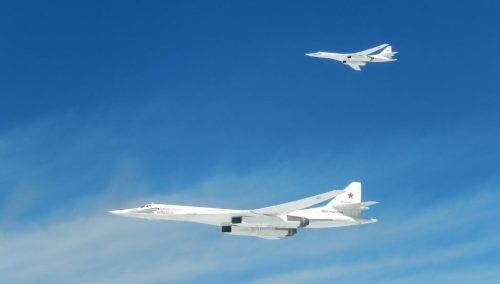 Two Russian TU-160 Blackjack bombers, Sept. 22, 2016