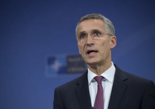 Secretary General Jens Stoltenberg, Oct. 20, 2016
