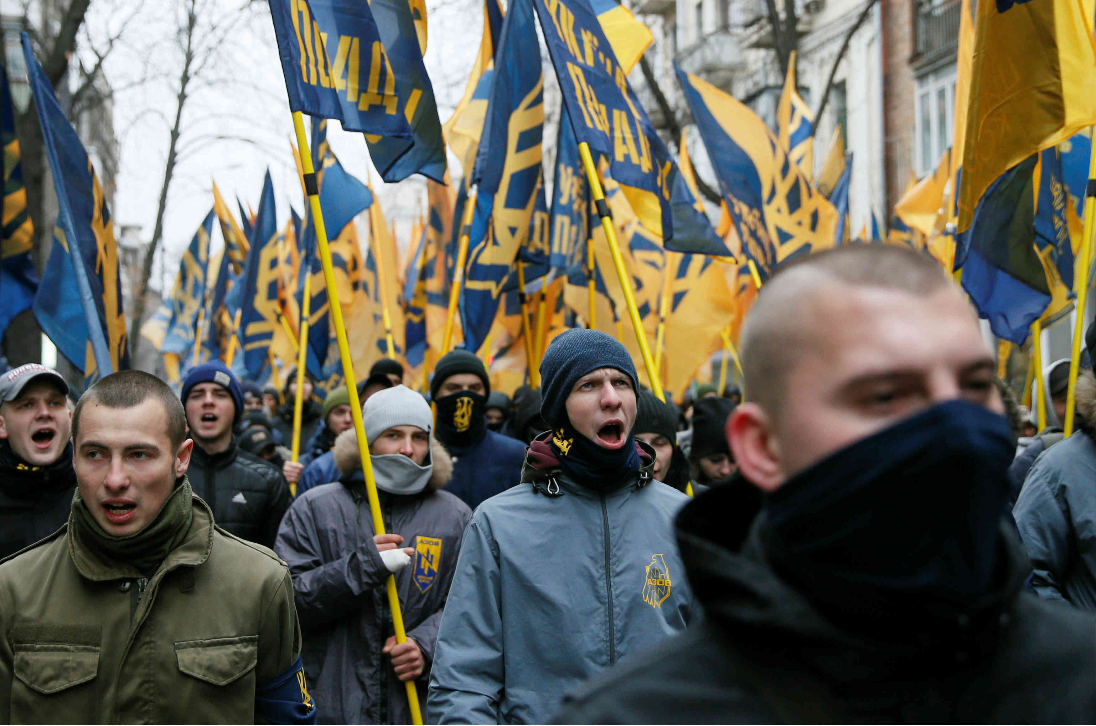 Северные украинцы. Украинские националисты на Майдане 2014 год. Украинские националисты на Майдане.