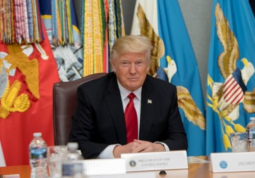 President Donald Trump, Jan. 27, 2017