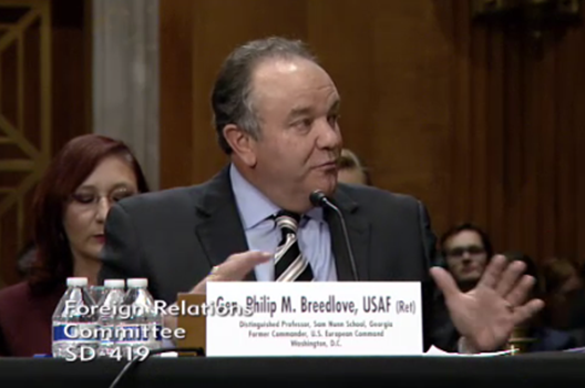 General Breedlove Testifies Before US Senate Committee on Foreign Relations on the United States, the Russian Federation, and the Challenges Ahead