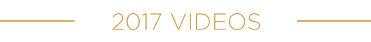 2017 Distinguished Leadership Awards Videos