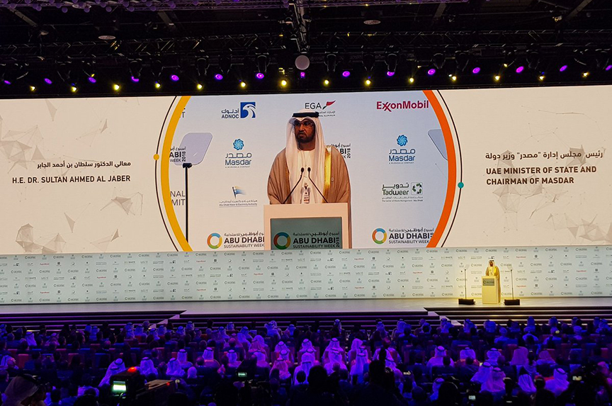 Dr. Sultan Al Jaber Speaks at the Opening of Abu Dhabi Sustainability Week and World Future Energy Summit