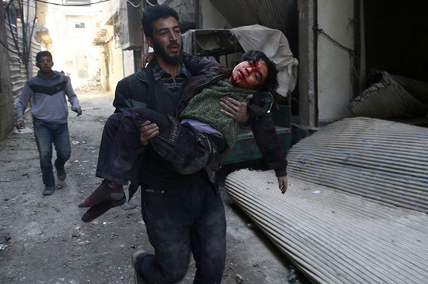 Assad’s Forces Are Killing Dozens of Children in a Damascus Suburb