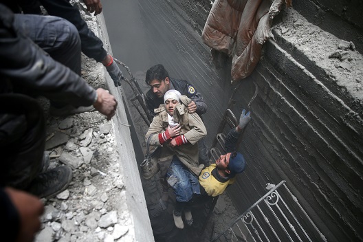 The Risks the White Helmets in Eastern Ghouta Take to Save Lives