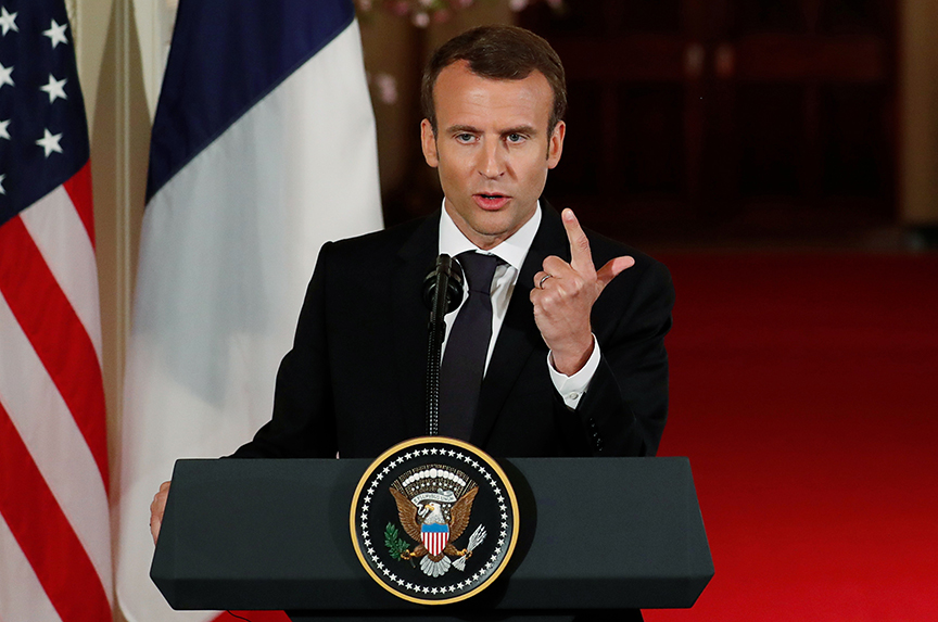 Macron pitches a new Iran deal