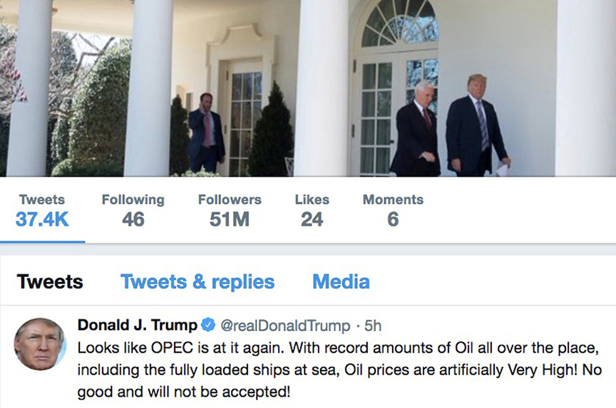 What Fueled Trump’s Tweet on Oil Prices?