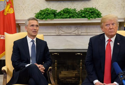 Secretary General Jens Stoltenberg and President Donald Trump, May 17, 2018 (photo: NATO)