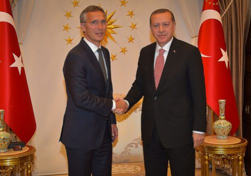 Secretary General Jens Stoltenberg and Turkish President Recep Tayyip Erdogan, September 8, 2016 (photo: NATO)