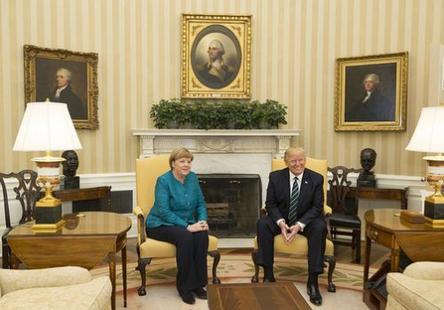German Chancellor Angela Merkel and President Donald Trump, March 17, 2017 (photo: White House)