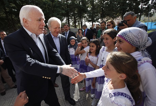 From Syria with love, Senator McCain