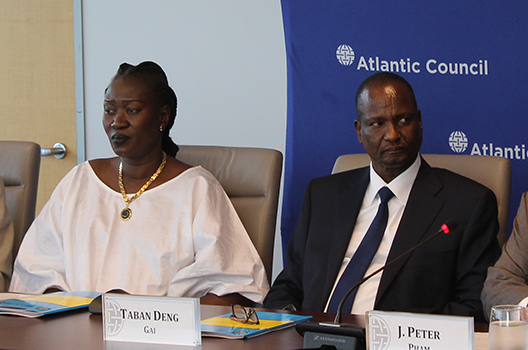 High-level roundtable with South Sudan’s First Vice President Taban Deng Gai