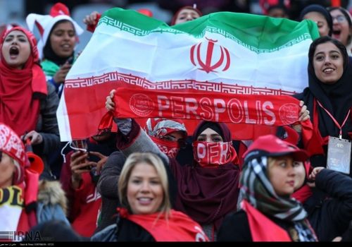 Iranian women fans rejoice at stadium access