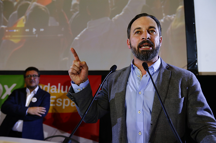 Right-Wing party gains ground in Spain