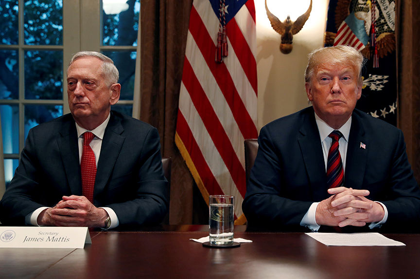 Mattis heads for the exit