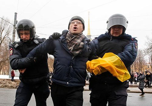 Russian youth in the Moscow protests