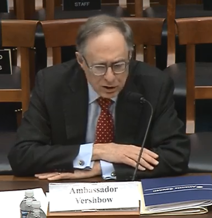 Ambassador Vershbow Testifies Before House Committee on Armed Services on INF Withdrawal and the Future of Arms Control