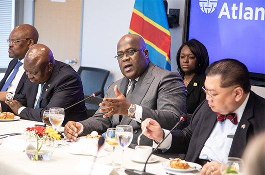 Congolese president discusses strategic partnership with the United States