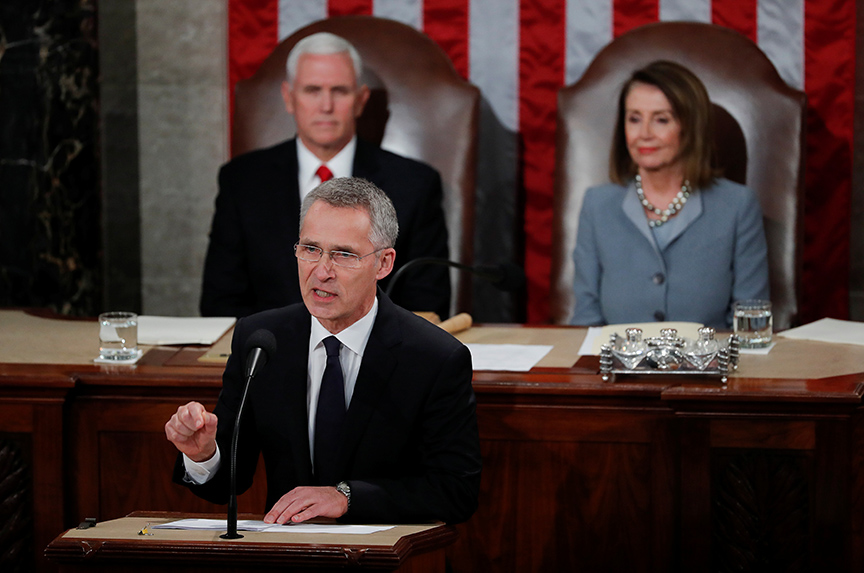 ‘It is good to have friends,’ NATO secretary general tells Congress