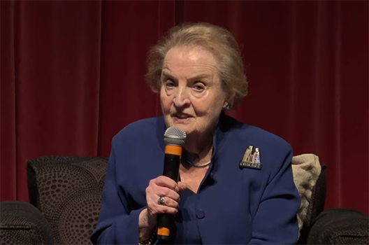 Former US Secretary of State Madeleine Albright: The United States needs alliances to confront challenges