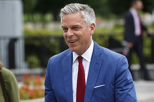 US ambassador to Russia Jon Huntsman resigns