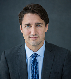 The Right Honourable Justin Trudeau