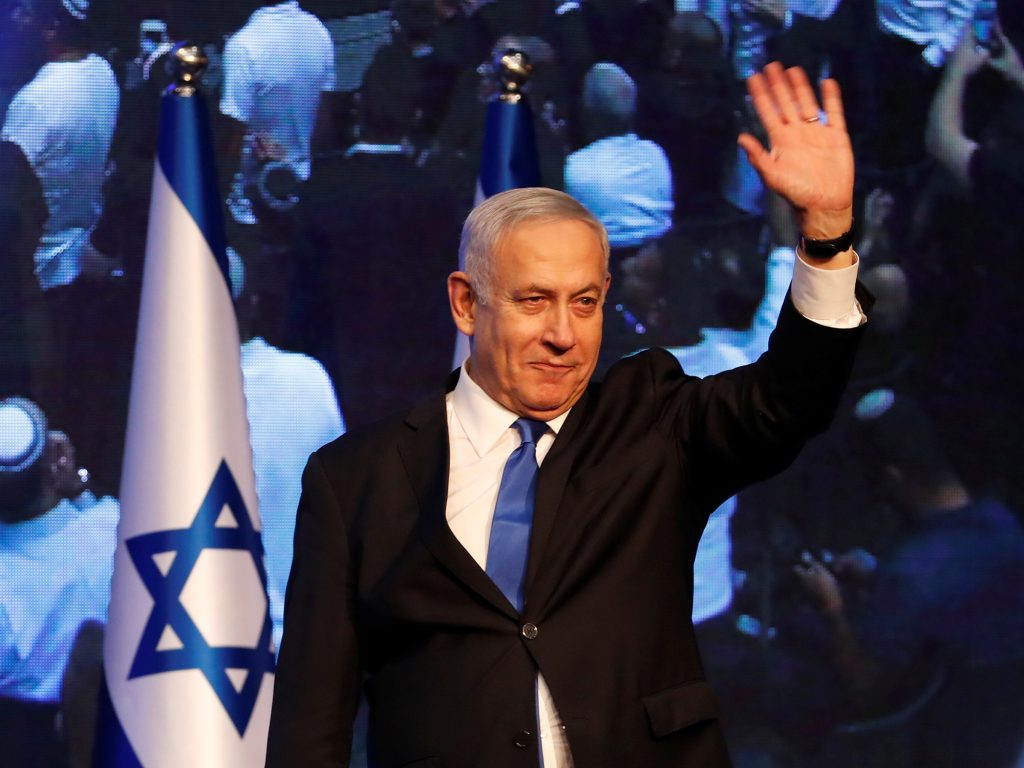 Netanyahu teetering after inconclusive Israeli election