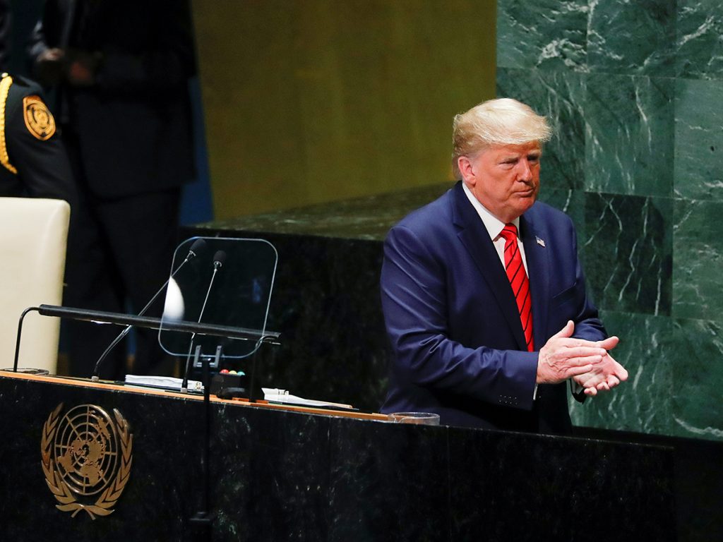 Trump defends his foreign policy to the world at UNGA