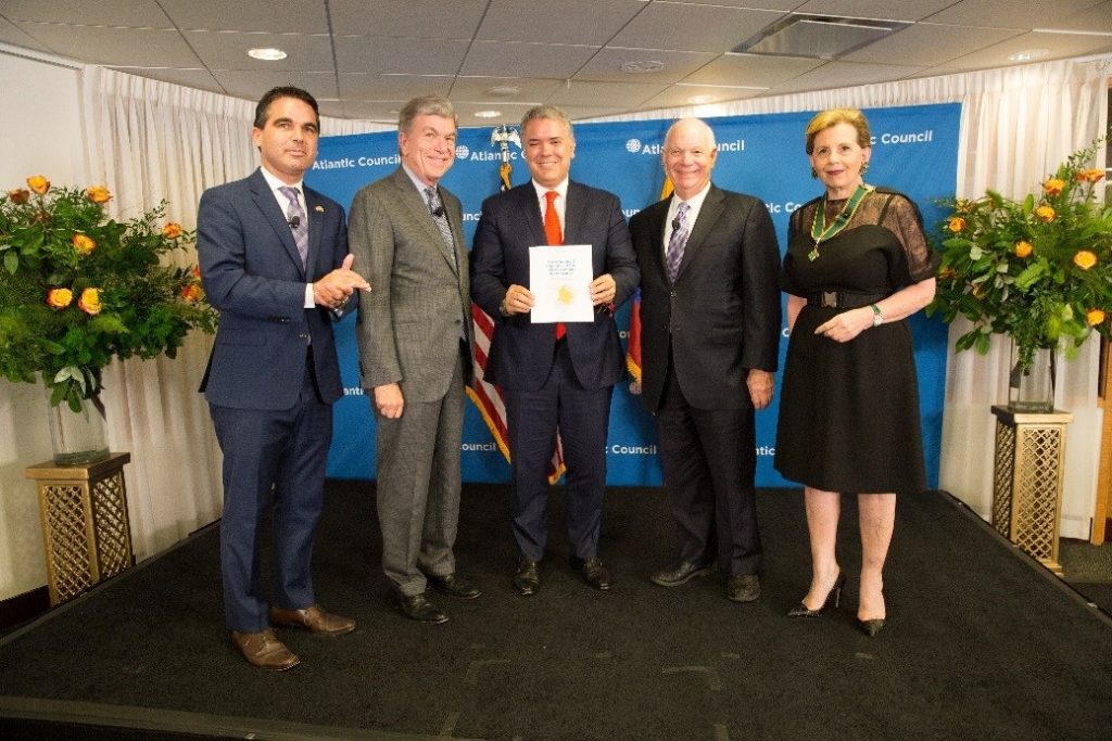 Launch of US-Colombia Task Force Report with President Iván Duque and Senators Roy Blunt and Ben Cardin