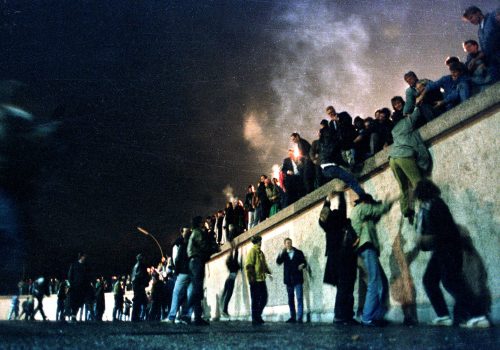 The fall of the Berlin Wall