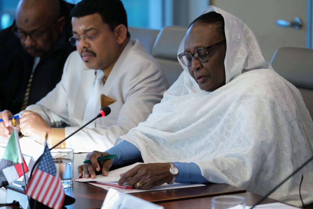 The Africa Center Hosts Sudanese Foreign Minister Asma Mohamed Abdalla