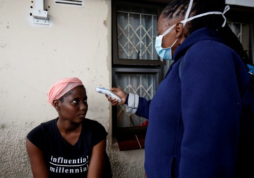 Door-to-door testing in an attempt to contain the coronavirus disease (COVID-19) outbreak, in Umlazi township near Durban