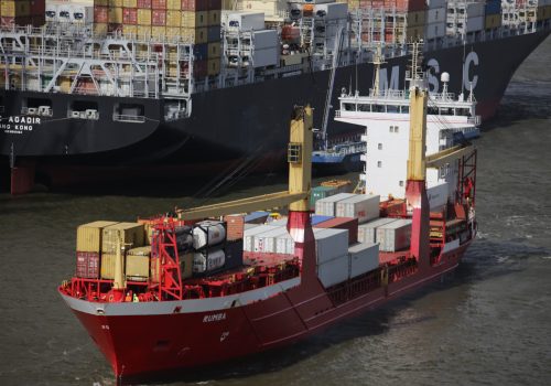 gtc cargo ships in port